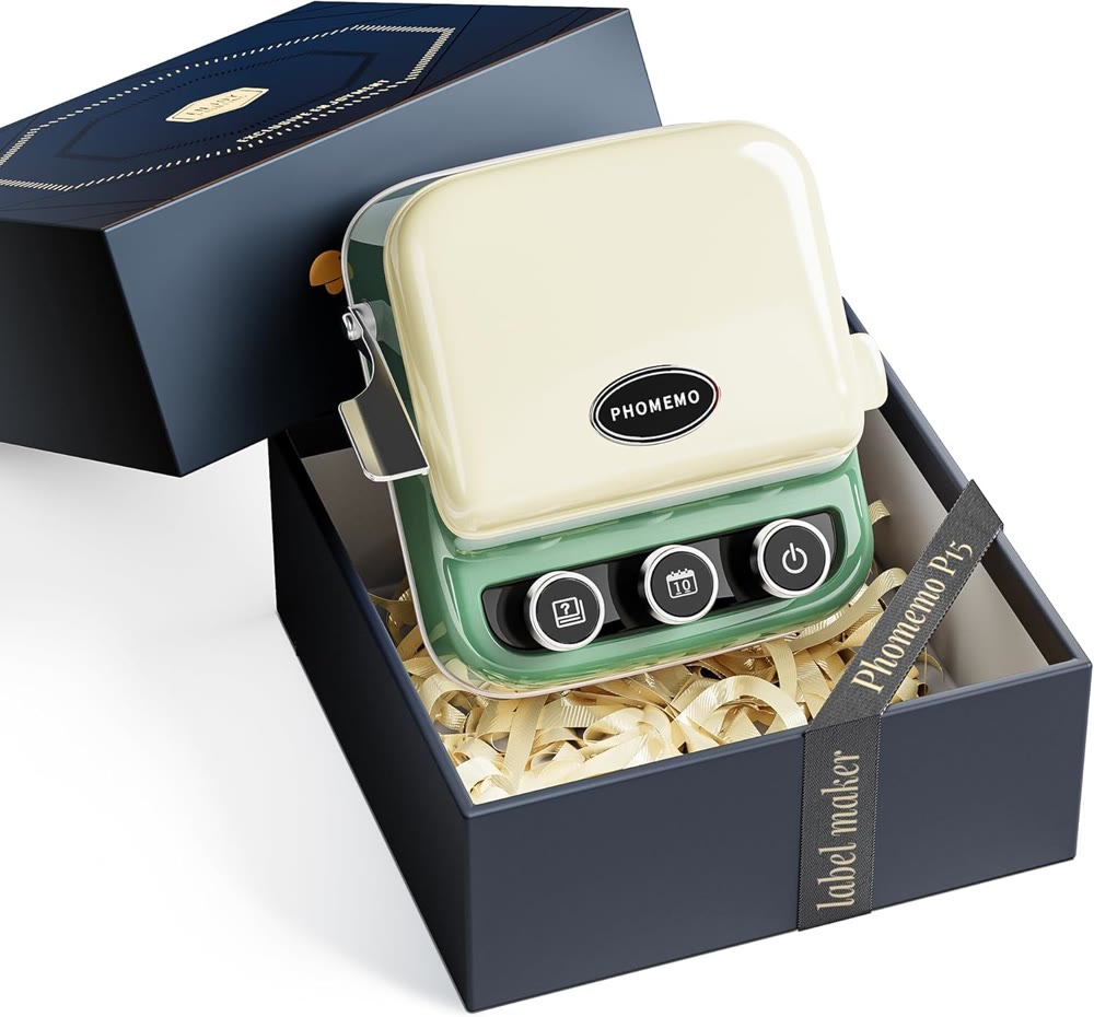 Phomemo P15 Ribbon and Label Printer