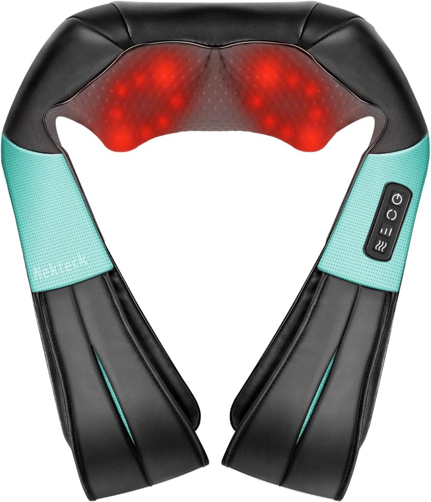 Nekteck Shiatsu Neck and Shoulder Massager with Heat