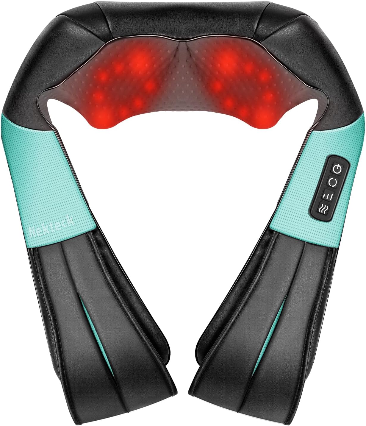 Nekteck Shiatsu Neck and Shoulder Massager with Heat