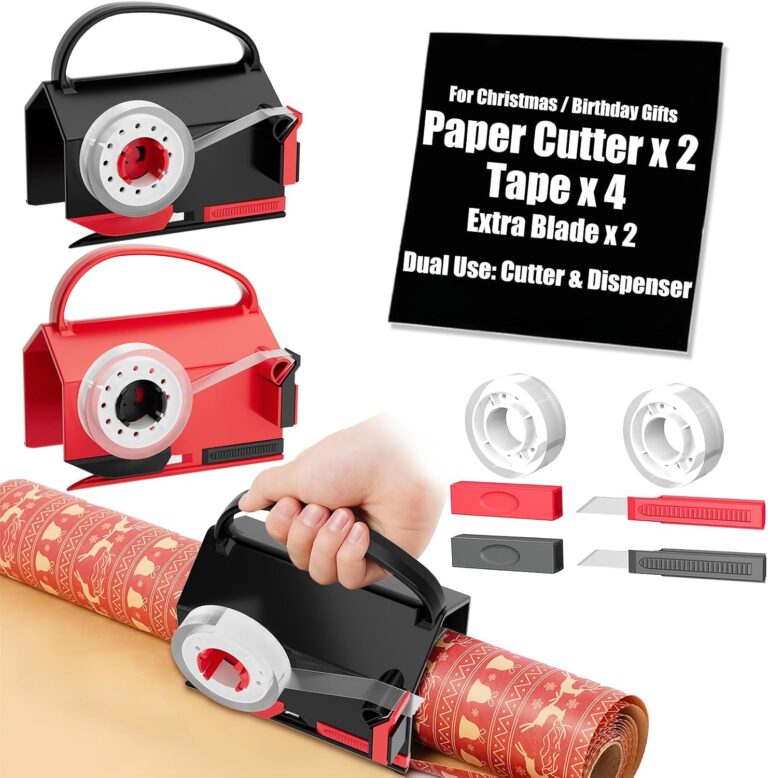 Wrapping Paper Cutter & Tape Dispenser